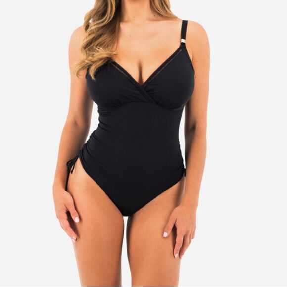 Fantasie East Hampton Underwired Swimsuit Black Size 34D - Picture 1 of 10